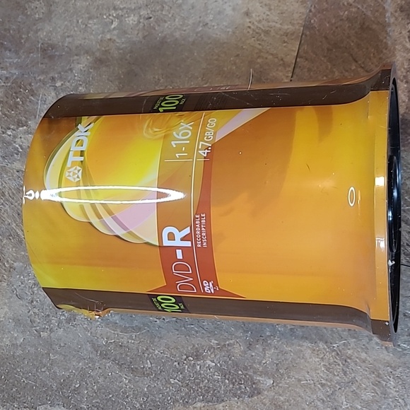 TDK DVD-R 100 Pack 1 - 16x 4.7go - Picture 1 of 4